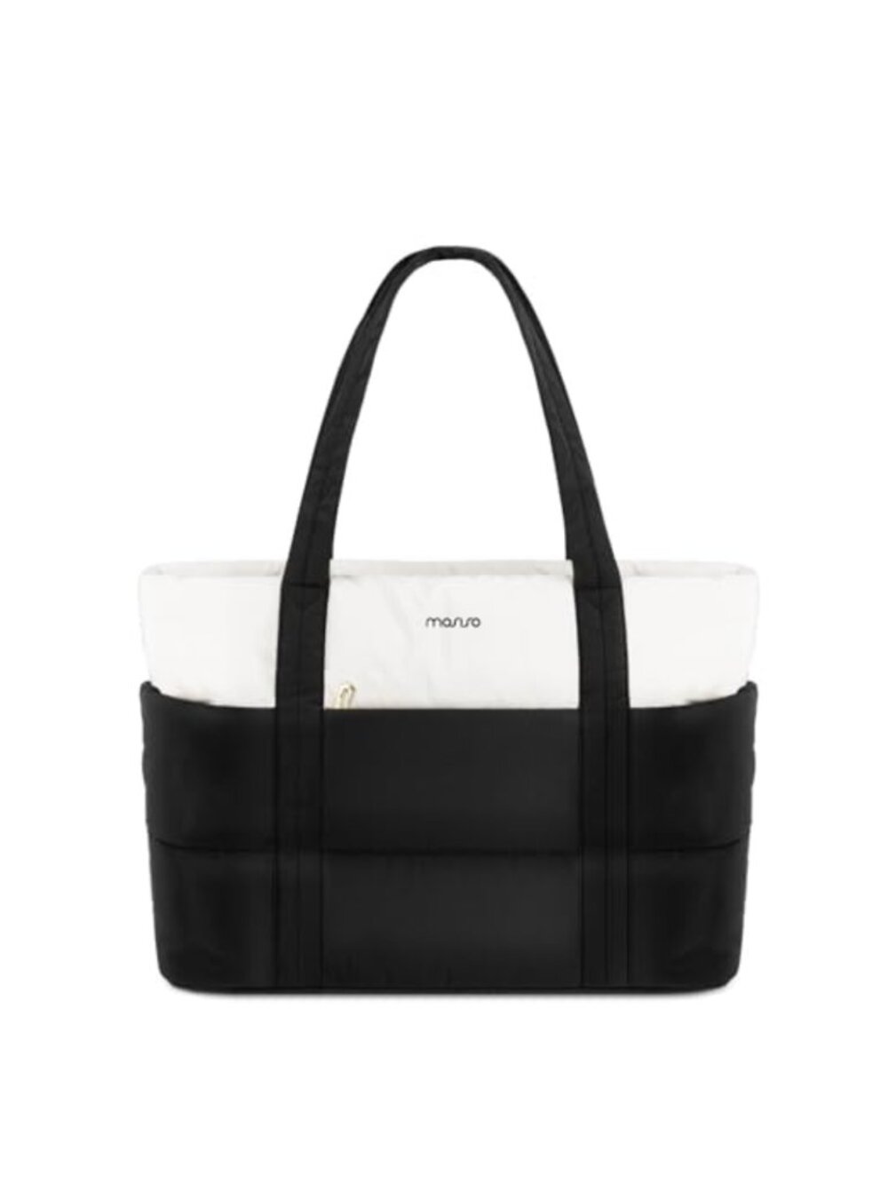 MOSISO Laptop Tote Bag Puffy Quilted Lightweight Work Tote